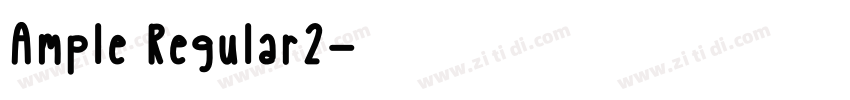 Ample Regular2字体转换